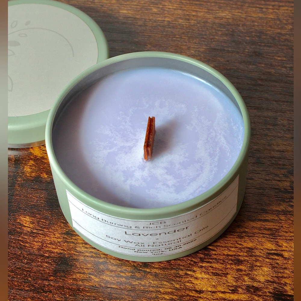 COPY - Lavender Soy Wax Scented Candle Essential Oils Hand Poured 4oz